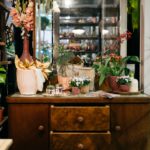 Blumenladen Einrichtung Blumendekoration Kommode Vintage
