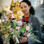 Blumenstrauss Kundin
