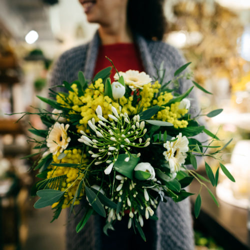 Blumenstrauss weiss gelb