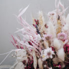 "Haferliebe", Trockenblumen in Rosé mit schönen Kontrasten