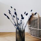 Lagurus Nachtblau in Vase