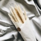 Pampasgras gebleicht im 5er Bund, Trockenblumen