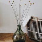 Trommelschlägel gelb, langstielig, im 7er Bund, Trockenblumen