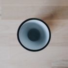 Vase Puccini, grau, von Leonardo