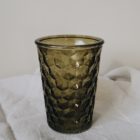 Teelichtglas-Vase grün