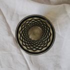 Teelichtglas-Vase grün