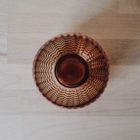Kerzenglas rostfarben