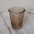 Teelichtglas, Vase,Rosa