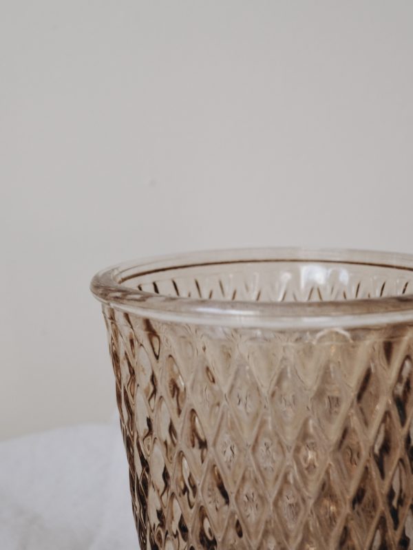 Teelichtglas, Vase,Rosa
