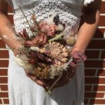 Brautjungfernstrauß aus Trockenblumen
