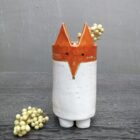 Handgefertigte Fuchsvase, herb etliche Blumenvase zur Dekoration